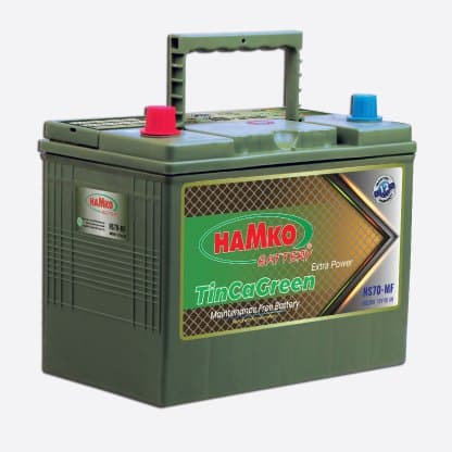 HAMKO TinCaGreen MF Battery NS70-MF - HAMKO